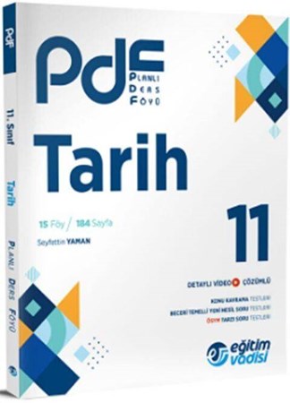 Eğitim Vadisi 11. Sınıf Tarih PDF Planlı Ders Föyü