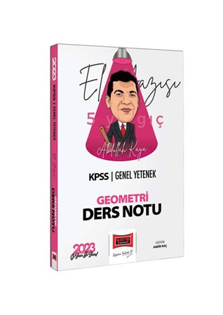 KPSS Genel Yetenek Son Düzlük El Yazısı İle Geometri Ders Notu 2023