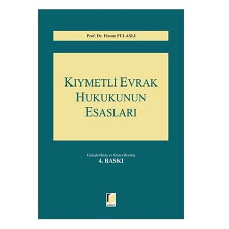 Kıymetli Evrak Hukukunun Esasları