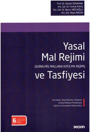 Yasal Mal Rejimi (Edinilmiş Mallara Katılma Rejimi) Ve Tasfiyesi