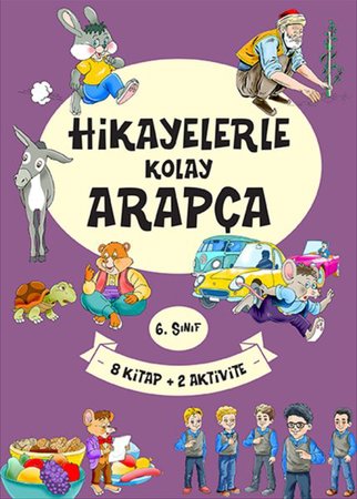 6. Sınıf Hikayelerle Kolay Arapça (8 Kitap + 2 Aktivite)