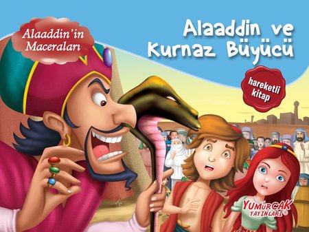 Alaaddin Ve Kurnaz Büyücü - Üç Boyutlu Kitap (Ciltli)