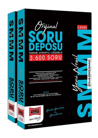 SMMM Orjinal Tamamı Ayrıntılı Çözümlü Soru Deposu (2 Cilt) 2023