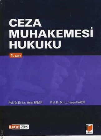 Ceza Muhakemesi Hukuku Cilt 1