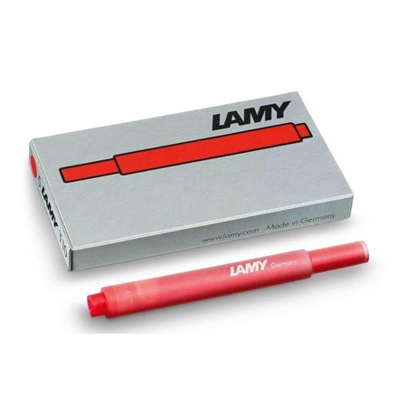 Lamy 5'li Kırmızı Dolma Kalem Kartuşu T10-K