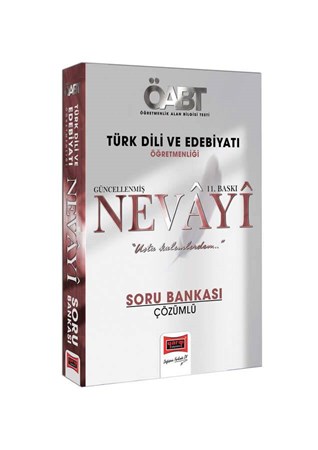 ÖABT Nevayi Türk Dili ve Edebiyatı Öğretmenliği Çözümlü Soru Bankası 2023