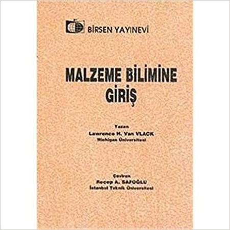 Malzeme Bilimine Giriş