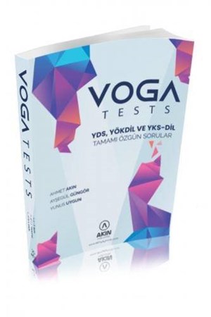 Voga Tests YDS, YÖKDİL ve YKS-DİL Tamamı Özgün Sorular