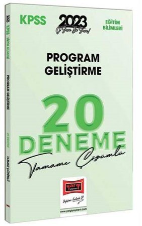 KPSS Eğitim Bilimleri Program Geliştirme Tamamı Çözümlü 20 Deneme
