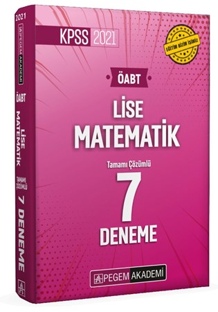 2021 Kpss Öabt Lise Matematik Tamamı Çözümlü 7 Deneme