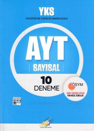 Fdd Yks Ayt Sayısal 10 Deneme Yeni
