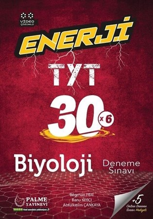 Palme Tyt Biyoloji Enerji 30 Deneme Sınavı