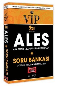 Yargı Yayınları 2021 Ales Vip Tamamı Çözümlü Soru Bankası