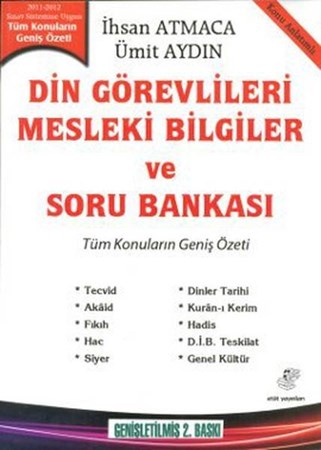 2011 2012 Din Görevlileri Mesleki Bilgiler Ve Soru Bankası Konu Anlatımlı