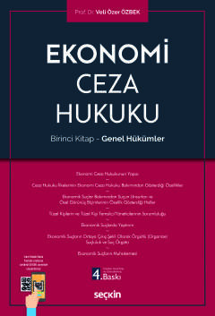 Ekonomi Ceza Hukuku Birinci Kitap – Genel Hükümler