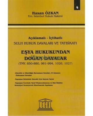 Eşya Hukukundan Doğan Davalar Seri 4