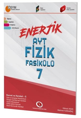AYT Fizik Enerjik Fasikülü 7 Kuvvet ve Hareket II