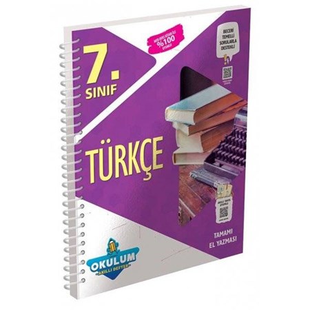 Murat Yayınları 7. Sınıf Türkçe Okulum Akıllı Defter