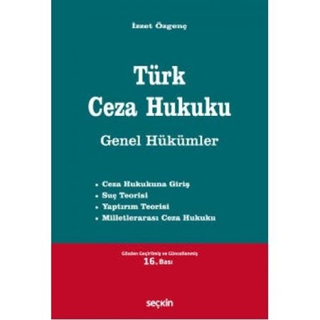 Türk Ceza Hukuku Genel Hükümler