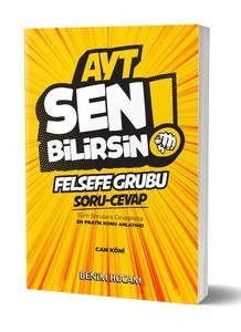 Benim Hocam Yayınları Ayt Felsefe Sen Bilirsin Soru-Cevap Kitabı
