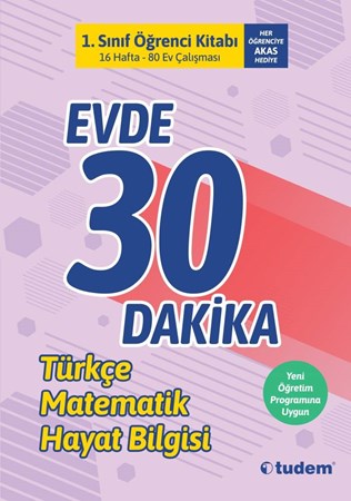 1. Sınıf Evde 30 Dakika Öğrenci Kitabı