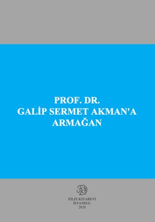 Prof. Dr. Galip Sermet Akman'a Armağan
