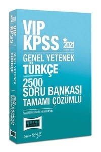 Yargı Yayınları 2021 Kpss Vip Türkçe Tamamı Çözümlü 2500 Soru Bankası