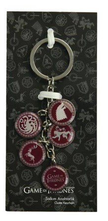 Game Of Thrones Salkım Anahtarlık Bordo