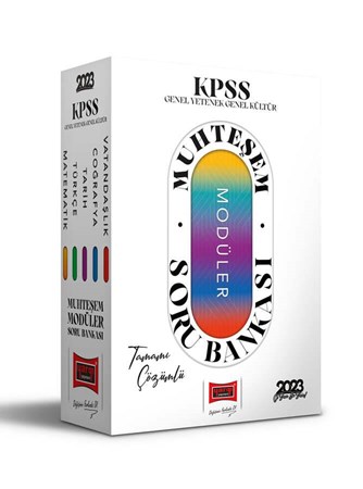 KPSS GK-GY Muhteşem Modüler Soru Bankası Seti