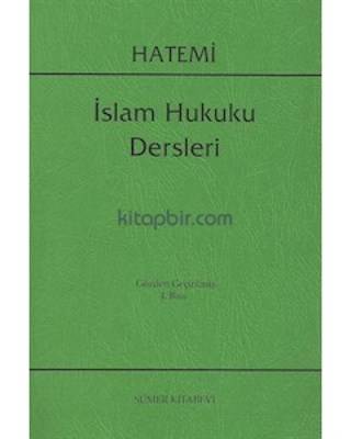 İslam Hukuku Dersleri