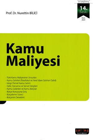 Kamu Maliyesi 14. BASKI