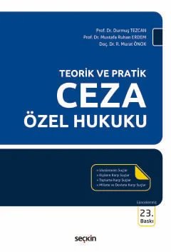 Teorik ve PratikCeza Özel Hukuku