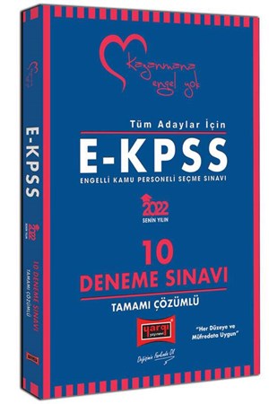 Yargı Yayınları 2022 Tüm Adaylar İçin EKPSS Tamamı Çözümlü 10 Deneme Sınavı