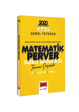KPSS Matematikperver Tamamı Çözümlü Soru Bankası 2023
