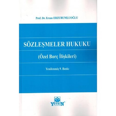 Sözleşmeler Hukuku (Özel Borç İlişkileri)
