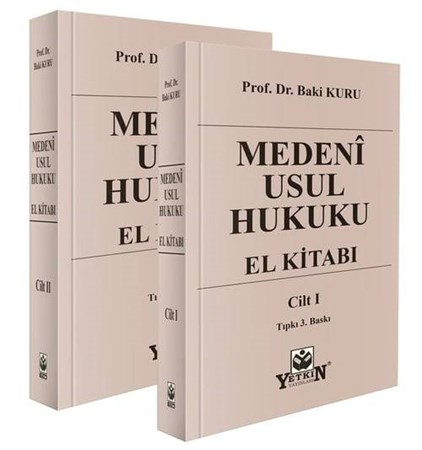 Medeni Usul Hukuku El Kitabı (2 Cilt, Tıpkı Basım)