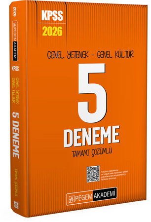 2026 KPSS Genel Yetenek Genel Kültür Tamamı Çözümlü 5 Deneme