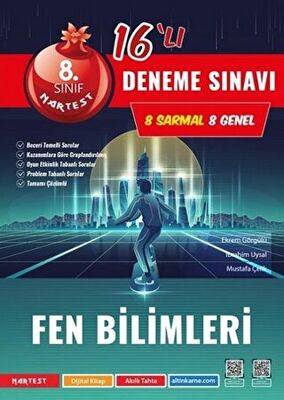 8.Sınıf LGS Yeni Koyu Kapak Fen Bilimleri 16'lı Deneme