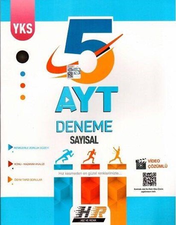 AYT Sayısal 5 li Deneme Hız ve Renk Yayınları