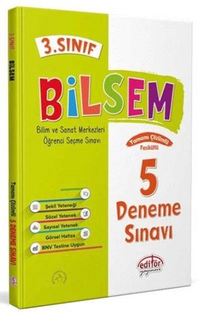3. Sınıf Bilsem Çözümlü 5 Deneme Sınavı