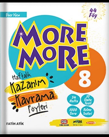 8. Sınıf LGS More and More English Haftalık Kazanım Kavrama Föyleri