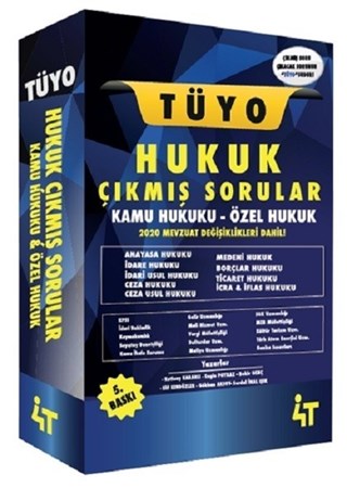 Tüyo Hukuk Çıkmış Sorular /  Özel Hukuk - Kamu Hukuku