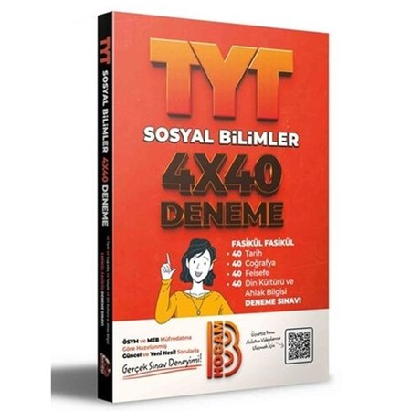 Benim Hocam Yayınları 2021 TYT Sosyal Bilimler 4x40 Fasikül Denemeler
