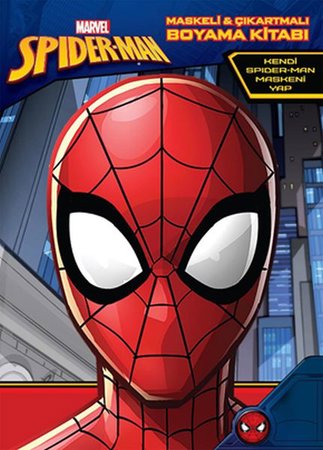 Marvel Spider-Man Maskeli ve Çıkartmalı Boyama Kitabı