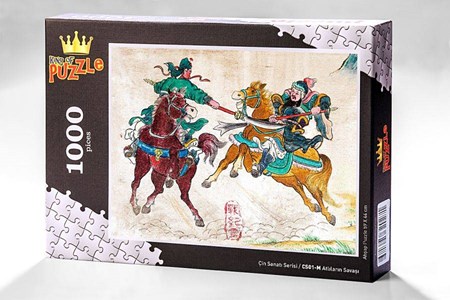 Çin Sanatı Serisi Atlıların Savaşı 1000 Parça Puzzle Cs01 M