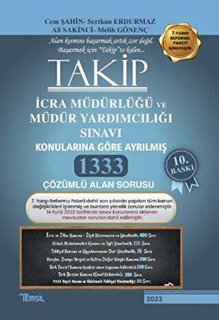 Takip İcra Müdürlüğü ve Müdür Yardımcılığı Sınavı Soru Bankası