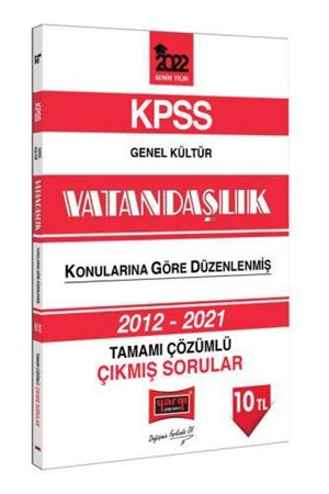 2022 KPSS Vatandaşlık Konularına Göre Düzenlenmiş Tamamı Çözümlü Çıkmış Sorular
