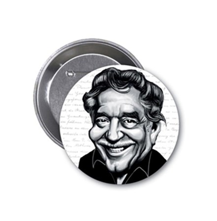 Gabriel García Márquez Karikatür Rozet Aylak Adam Hobi