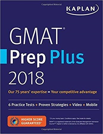 Kaplan 2018 Gmat Prep Plus