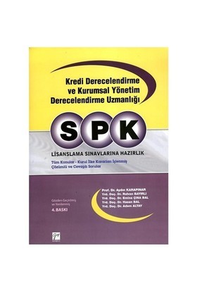 Spk Kredi Derecelendirme Ve Kurumsal Yönetim Derecelendirme Uzmanlığı